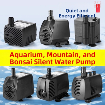 Akváriumi merülőpumpa keringtetésre és szűrésre, alsó szívás, rendkívül csendes működés