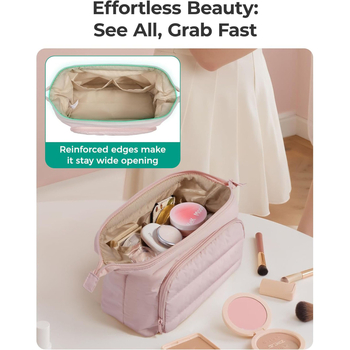Crossbody táska, uniszex, poliészter, egyszínű mintázat, vízálló kozmetikai és utazási szervező, hordozható