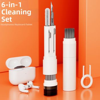 SYT-05 6‑in‑1 tisztító készlet elektronikai eszközökhöz; Anyag: ABS; Funkció: elektronikus eszközök tisztítása; Márka: Seven Thousand Ice