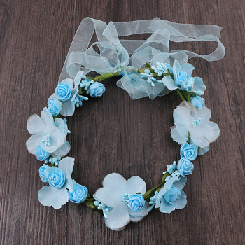 Accesoriu pentru cap cu flori din țesătură – stil natural, pentru nuntă, personalizare disponibilă