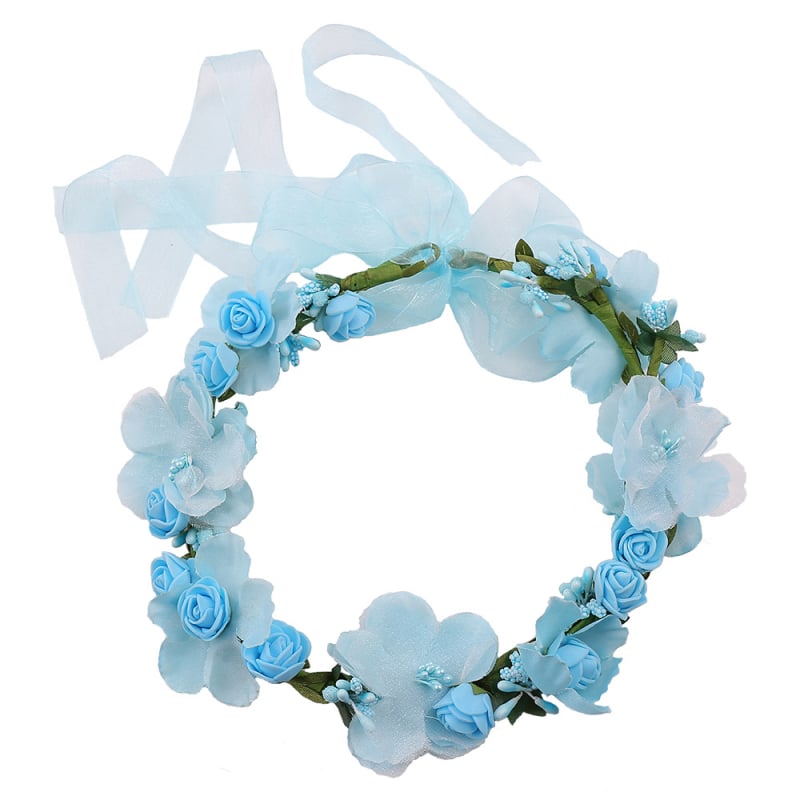 Accesoriu pentru cap cu flori din țesătură – stil natural, pentru nuntă, personalizare disponibilă