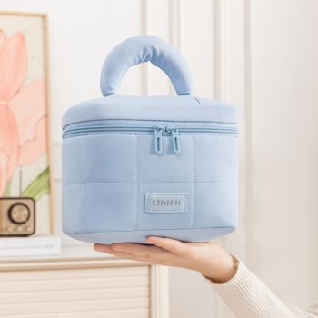Geantă Stef Cloud din nylon pentru cosmetice – formă cubică, multifuncțională pentru machiaj, igienă și călătorii