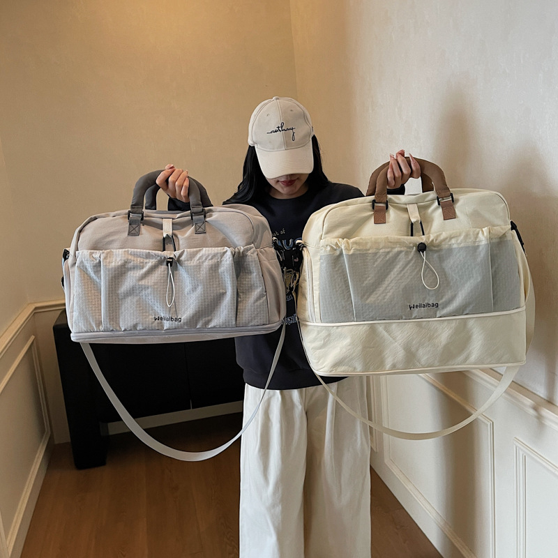 Fitness torba s odjeljkom za cipele, suho i mokro odvajanje, veliki kapacitet 20–35L, lagana