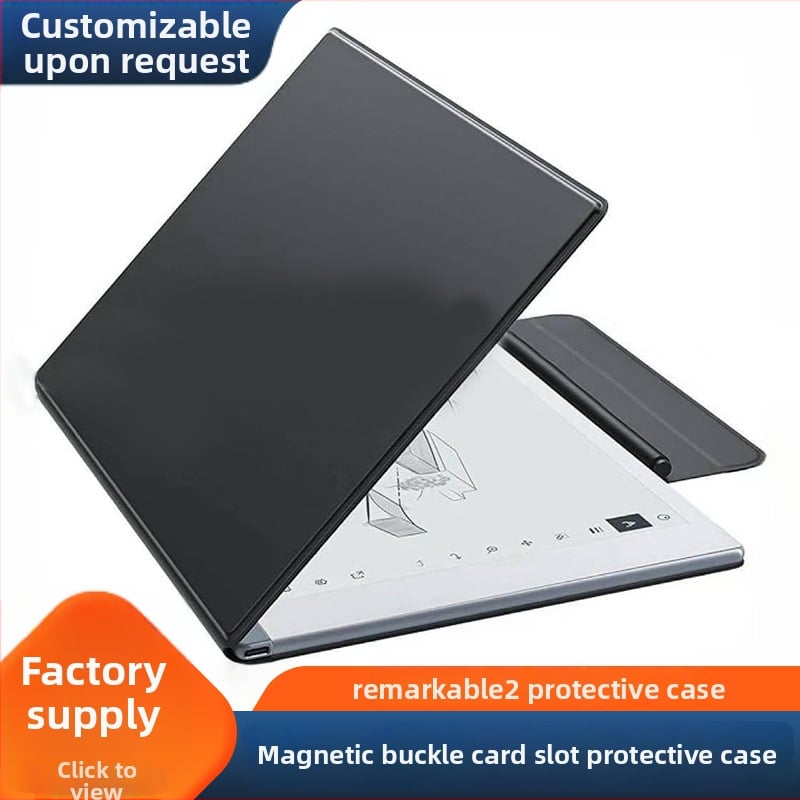 Husă de protecție pentru Remarkable 2 cititor de cărți electronice, închidere magnetică și buzunar pentru carduri