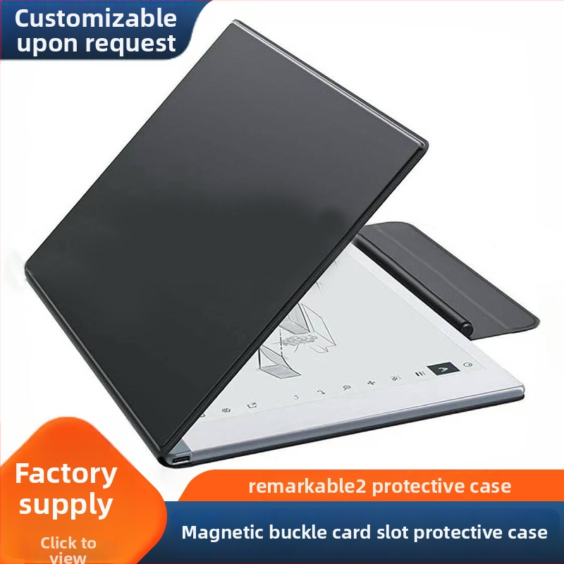 Husă de protecție pentru Remarkable 2 cititor de cărți electronice, închidere magnetică și buzunar pentru carduri