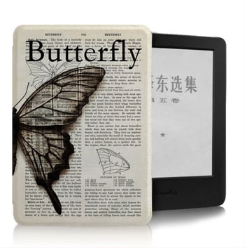 imobile Kindle Youth Edition védőtok, műbőr, flip-top, rajzok szerint testre szabható