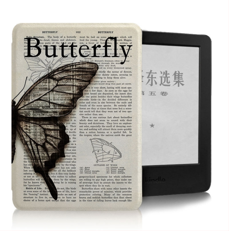 imobile ochranný obal na Kindle Youth Edition, syntetická koža, flip-top, prispôsobiteľný podľa výkresov