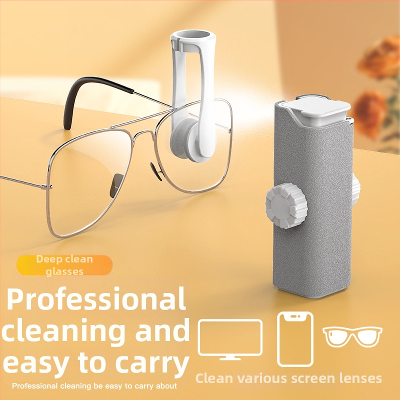 Q5Y Čistiaci set na okuliare – Viacúčelový ABS čistící set, 37 g