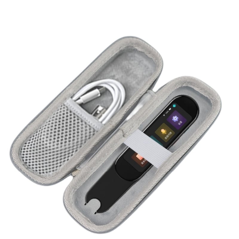 Prenosná taška na prekladateľské pero a Bluetooth slúchadlá — EVA púzdro, model 1425, materiál: kompozit, UV tlač, vodotesné balenie, nosnosť 5 kg