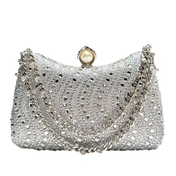 Geantă de mână pentru subraț, formă dumpling, PU piele, căptușeală din nylon, închidere cu cataramă, buzunar pentru telefon, stil internațional, primăvara 2025