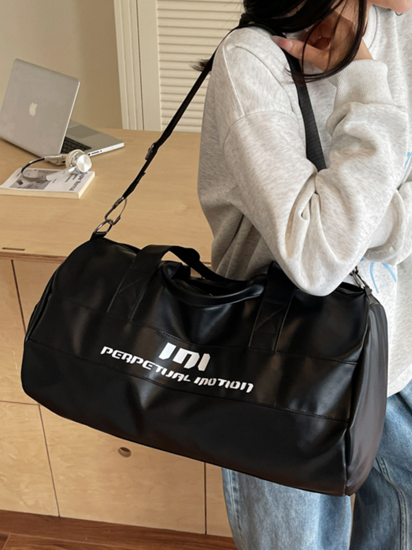 Crossbody putna torba - 20-35L PU, vodootporna, odjeljak suho/mokro, lagana fitness torba