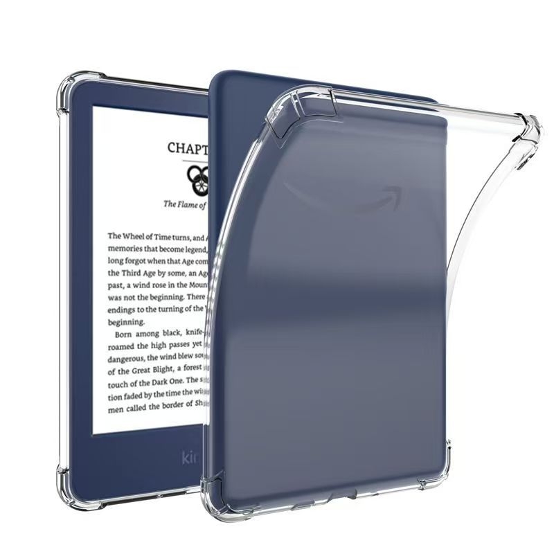 Carcasă de protecție TPU transparentă pentru Kindle KPW5/6/Oasis/11th, rezistentă la uzură, impermeabilă, husă moale