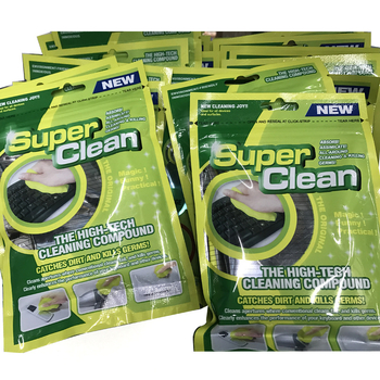 Kit de curățare cu gel de silicon pentru tastaturi și ecrane – potrivit pentru notebook, telefon mobil, computer, aparat foto digital; set de trei piese; OEM