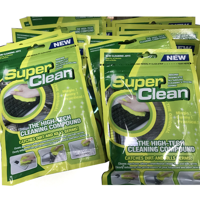 Kit de curățare cu gel de silicon pentru tastaturi și ecrane – potrivit pentru notebook, telefon mobil, computer, aparat foto digital; set de trei piese; OEM