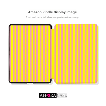 Kindle 2024 védőtok, TPU, nyitható fedél, testre szabott a rajzok szerint, logó nyomtatás