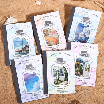 Good day PET албум със стикери, 20 листа, тема летни пейзажи, DIY наръчник