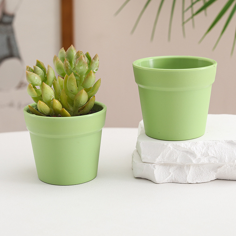 Бутилка за засаждане на сукуленти с контрол на корените | Пластмасов съд за микро ландшафт | Марка Friendly | Модерен минималистичен дизайн | Неутрален светлинен режим и полив