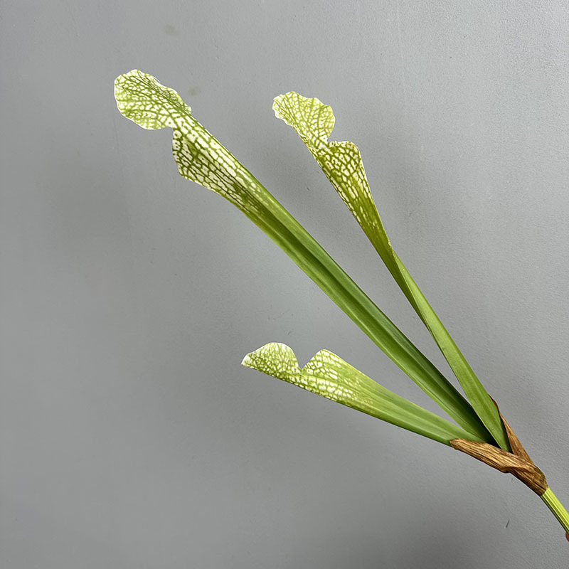 Selyemvirágokból készült csokor Nepenthes mesterséges növényi kiegészítőkkel, injekciós öntés és 3D nyomtatás által készítve, esküvőkre, kültéri helyszínekre, fotórekvizitumokra és otthoni dekorációra, független márka