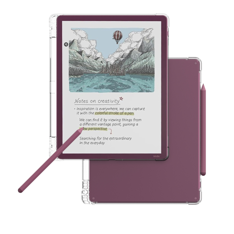 Zaštitni kućište za Kindle Scribe s slotom za olovku – TPU, minimalistički stil