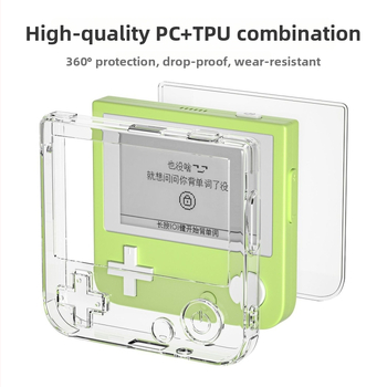 Inwni TPU ochranný obal pre Word Machine – 2-v-1 priehľadný dizajn, jednoduchý štýl, bez loga