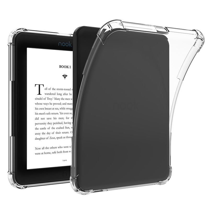 Zaštitna TPU zaštitna futrola za Nook Glowlight 4/4E – sustav četiri zračna jastuka protiv padova, 60 g, jednostavan dizajn