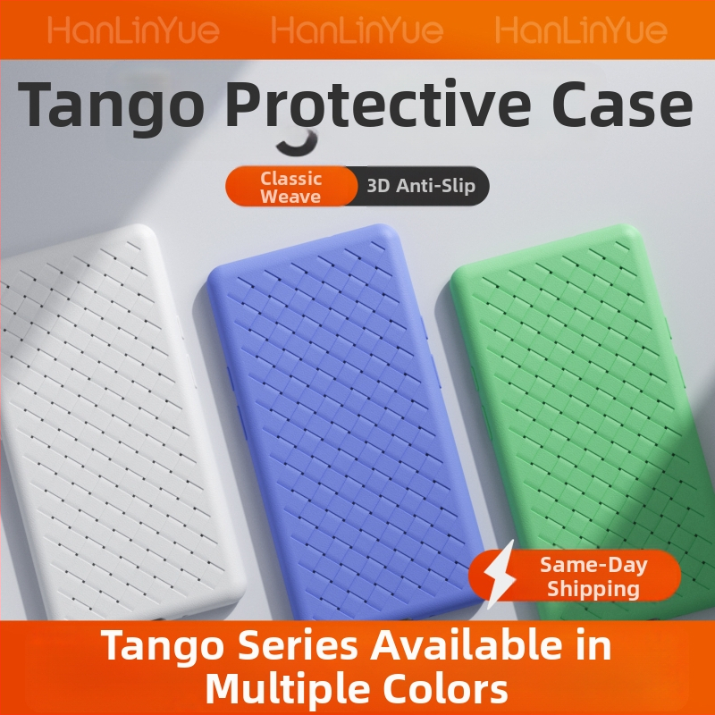 iReader Tango TPU hátlapi védőtok, szövött textúra, csúszásmentes, matt felület