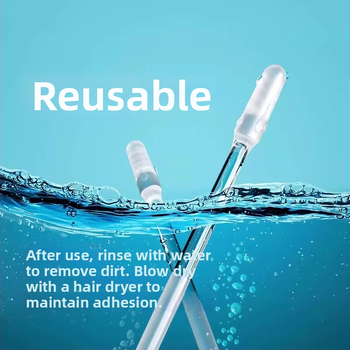 DS nefosforeskujúca sada lyžičiek do uší – čistenie uší, PS + lepidlo na báze vody, model 907