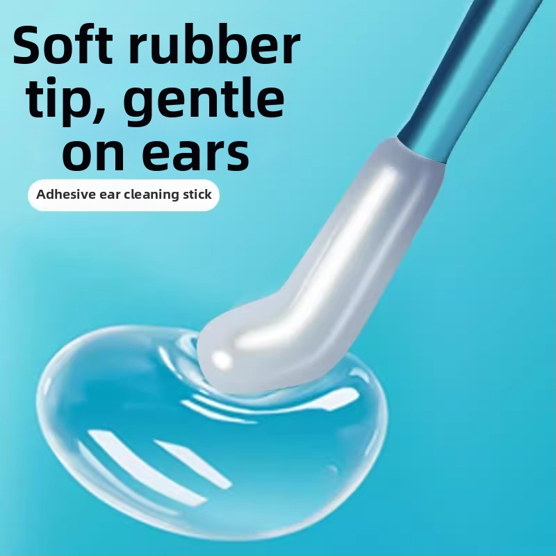 DS nefosforeskujúca sada lyžičiek do uší – čistenie uší, PS + lepidlo na báze vody, model 907