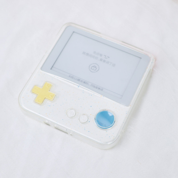 Word Machine Max védőtok, átlátszó szilikon kristályos burkolat, ütésálló és kopásálló, nyakpánttal