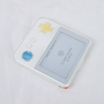 Word Machine Max védőtok, átlátszó szilikon kristályos burkolat, ütésálló és kopásálló, nyakpánttal