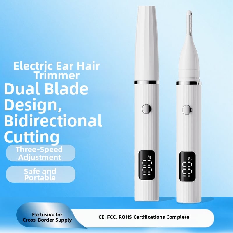 Elektronikus fül- és orrszőr vágó – felnőtteknek, fülcsatorna tisztítása, fülzsír eltávolítása, fehérítő funkció, nem importált