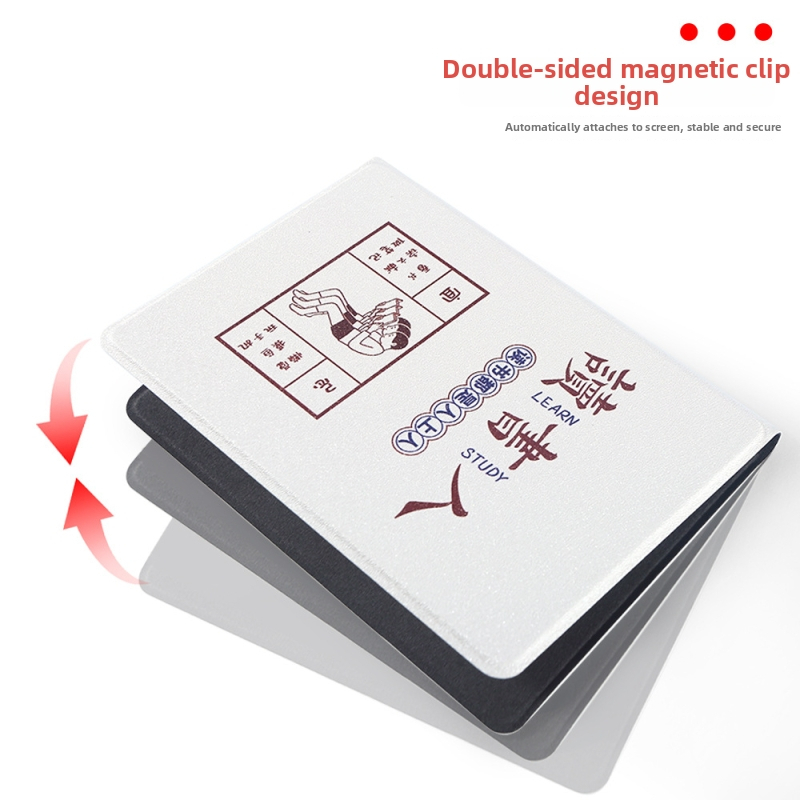 Ochranný kryt pre Boox Leaf 5 a Leaf 3 s magnetickým uzáverom, mikrovláknová koža, flip-top, obchodný štýl