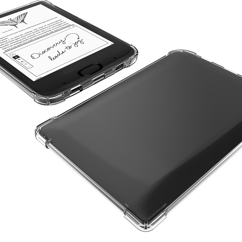 PocketBook védőtok, TPU anyag, légzsákos ütésvédelmi rendszer tollrekesz, magas átlátszóság, kompatibil PB616 PB617 PB618 PB629 PB628 PB700 PB743