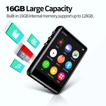 Φορητός MP3 player με Bluetooth και TF κάρτα | Υποστηρίζει MP3/OGG/FLAC/APE, AMV βίντεο, USB 2.0