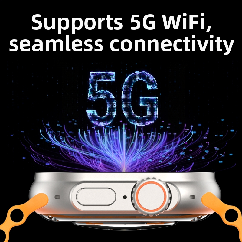 Смарт часовник с отключване по отпечатък, слот за SIM карта, AMOLED дисплей, засичане на кислород в кръвта, водоустойчив