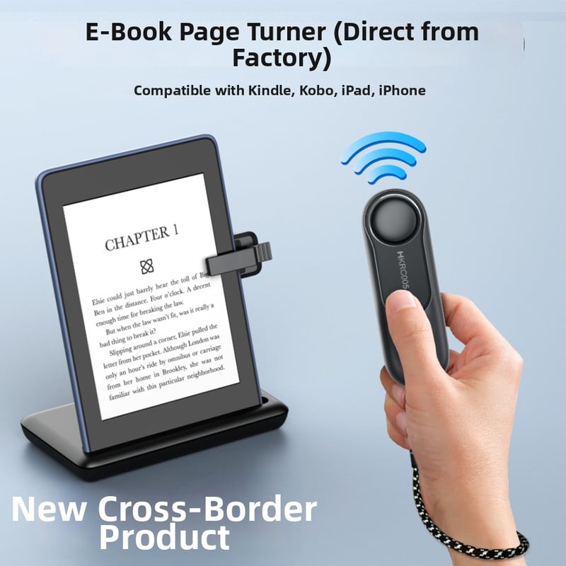 Kindle oldalfordító - távirányítós kiegészítő e-könyvekhez, semleges márka