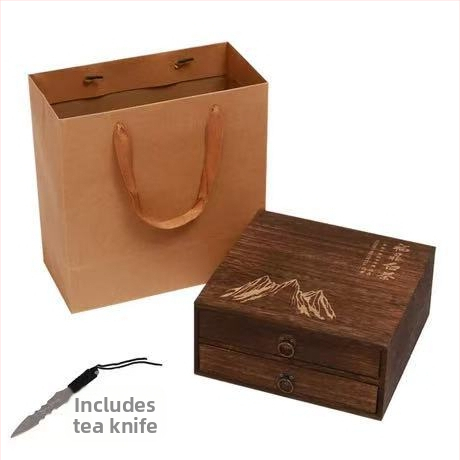 Ξύλινο κουτί τσαγιού με συρταρωτό, πολυεπίπεδο δίσκο τσαγιού, χωρητικότητα 18 L, μοντέλο 121, σετ 12 τεμαχίων