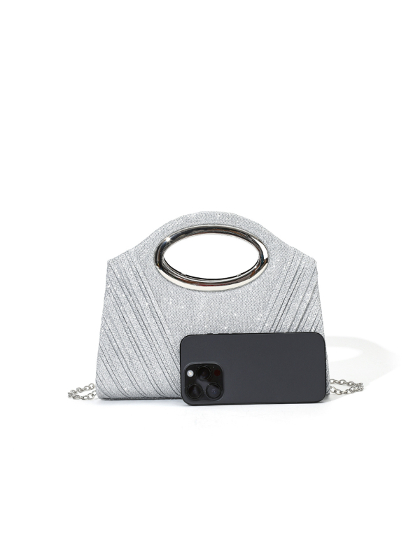 Clutch torba | Poliester, magnetno zatvaranje, horizontalni kvadratni oblik, džep za telefon