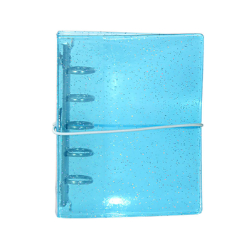 Dosar PVC cu carcasă înlocuibilă și buzunar transparent, legare cu foi libere, stil drăguț japonez/coreean