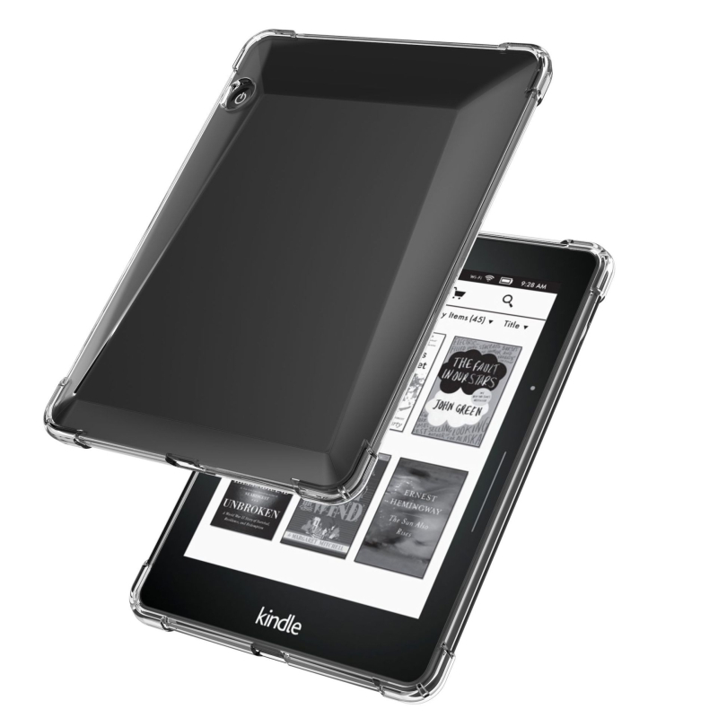 TPU védőtok Kindle Voyage-hoz, anti-drop légzsákkal, tolltartó rekesszel, magas átlátszósággal
