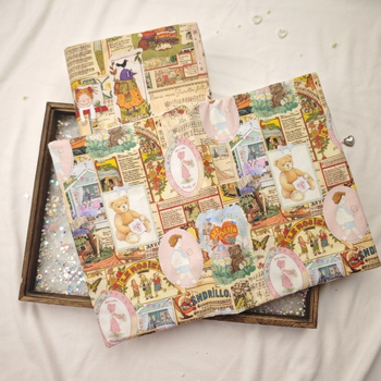 Csipke szegélyű szövet könyvborító noteszhez – védő tok, egy darab (Márka: Qiu Ling; IP engedély: Nem; Import: Nem; Ajándék: Nem)