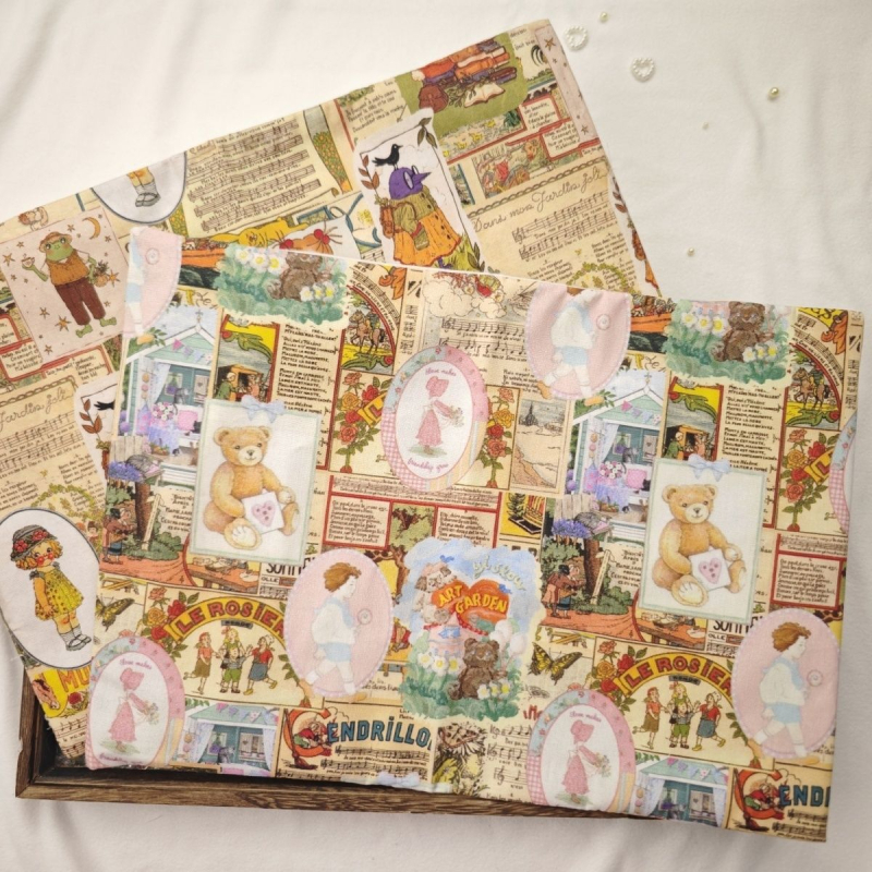 Csipke szegélyű szövet könyvborító noteszhez – védő tok, egy darab (Márka: Qiu Ling; IP engedély: Nem; Import: Nem; Ajándék: Nem)