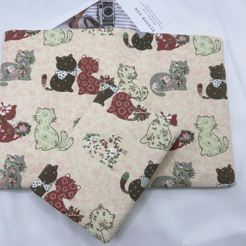 Textil könyvborító – kézzel készített a Qiu Ling-től, védőborító jegyzetfüzethez