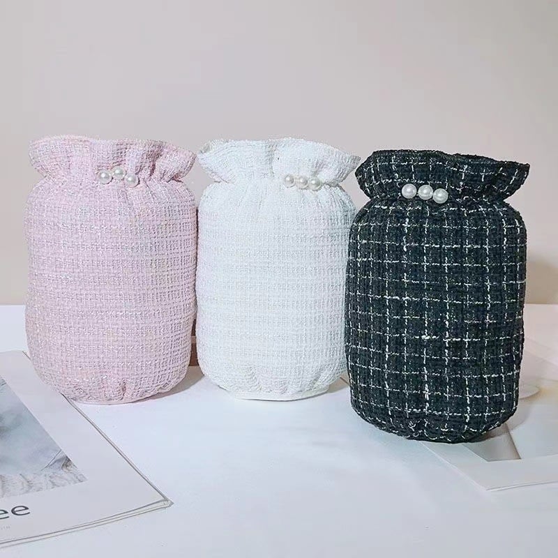 Uniszex karvédők téli kabátra, anti-szennyeződés, csíkos mintázat, matt anyag, őszi–téli kiadás 2024