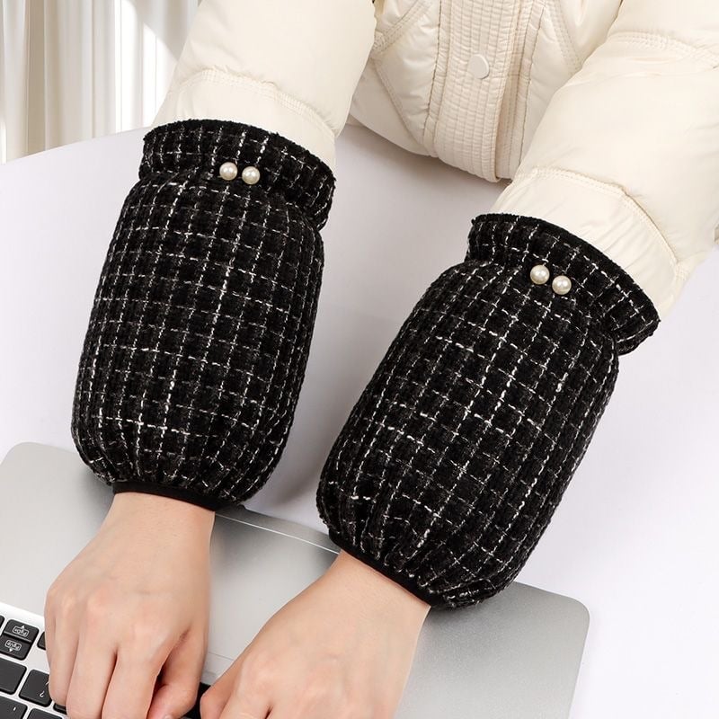 Uniszex karvédők téli kabátra, anti-szennyeződés, csíkos mintázat, matt anyag, őszi–téli kiadás 2024