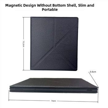 iReader Ocean 5 Pro védőtok mágneses összecsukható állvánnyal; műbőr; logó nyomtatás elérhető; testreszabás; kiadási év 2025