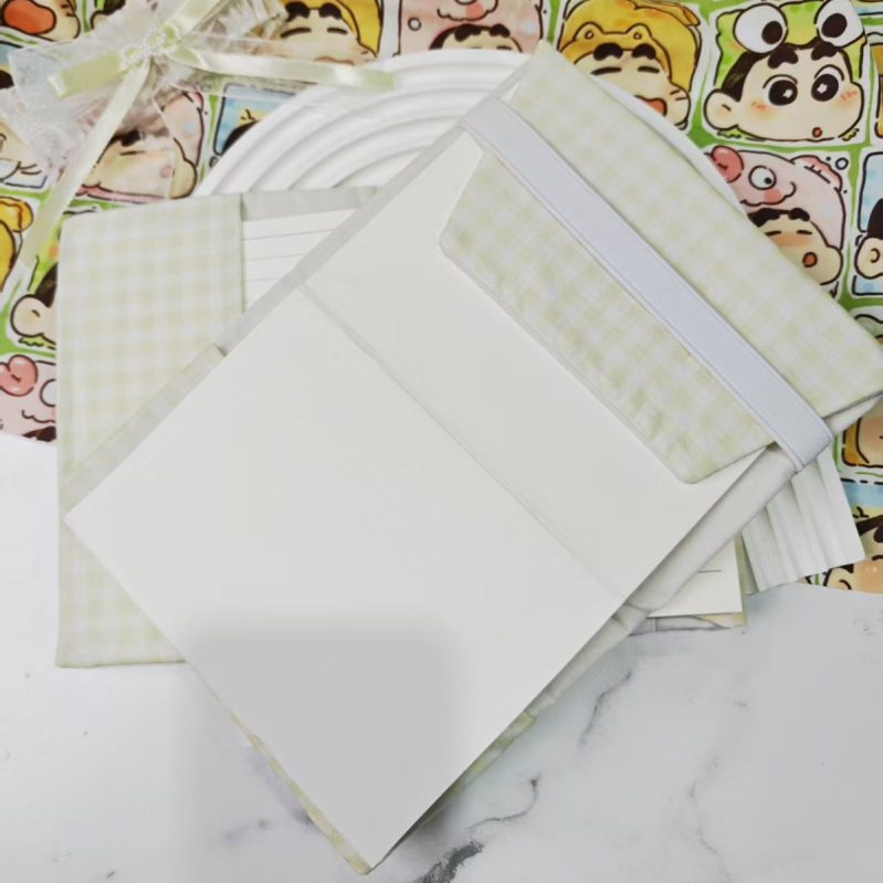 Textil könyvborító masnival, védő tok naplóhoz/jegyzethez, állítható fedél