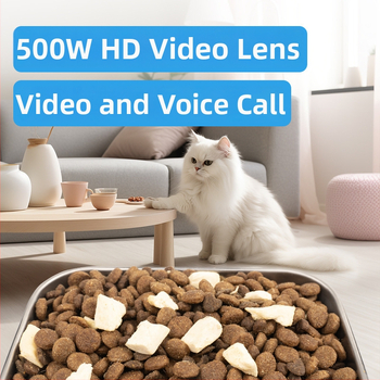 Furajer inteligent pentru animale de companie, model Wsq01; control prin aplicație; hrănire programată și dozare; design detașabil; potrivit pentru pisici și câini