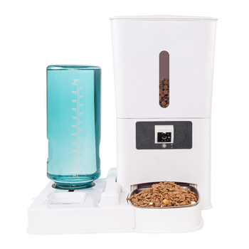 Furajer inteligent pentru animale de companie, model Wsq01; control prin aplicație; hrănire programată și dozare; design detașabil; potrivit pentru pisici și câini