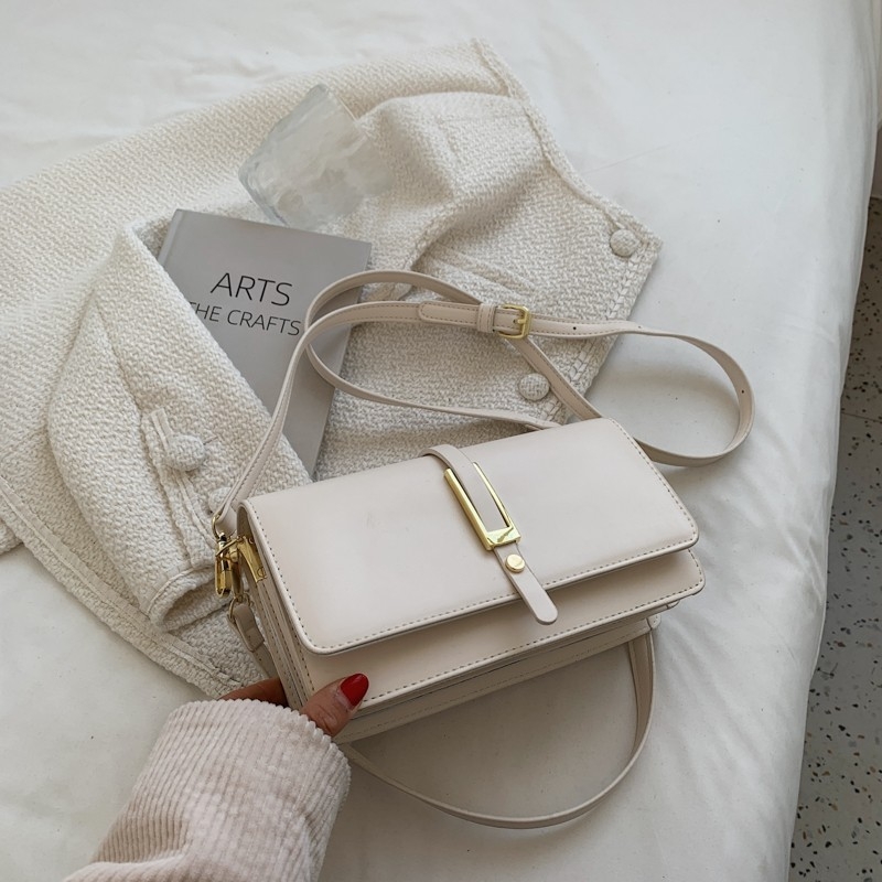 2060.bag Ženska crossbody kvadratna torba, PU materijal, street trend stil, vodoravni kvadratni oblik, magnetska kopča, podstava od sintetičke kože